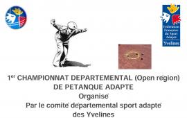Championnat départemental Open Région pétanque 78