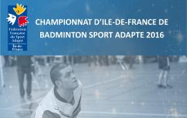 Championnat Régional de badminton sport adapté