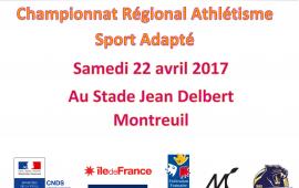 Championnat régional d'athlétisme sport adapté