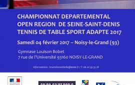 Championnat départemental tennis de table 93