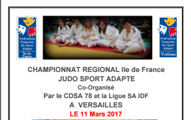 Championnat régional judo sport adapté 