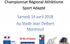 Championnat Régional Athlétisme Sport Adapté