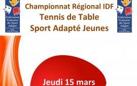 Championnat régional tennis de table SAJ